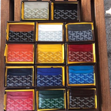 card holder goyard wallet|goyard st sulpice card holder.